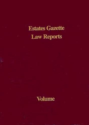 EGLR 2008. Volume 3 and Index
