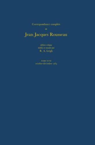 Correspondance Complète De Rousseau 18