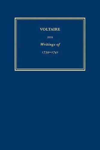 Complete Works of Voltaire. 20A Oeuvres De 1739-1741