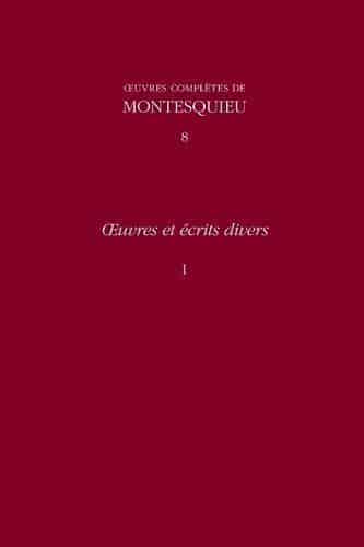 Oeuvres Complètes De Montesquieu