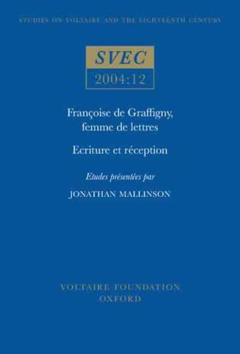 Françoise De Graffigny, Femme De Lettres