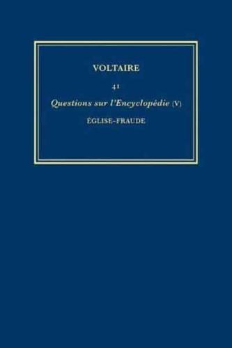 Les Oeuvres Completes De Voltaire. 41