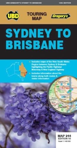 Sydney to Brisbane Map 244 10th Ed