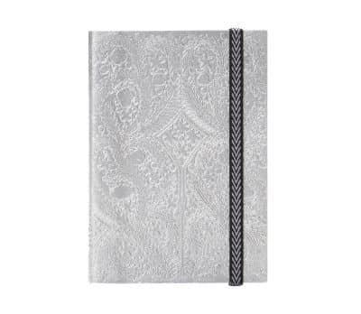 Christian Lacroix Silver A6 6" X 4.25" Paseo Notebook