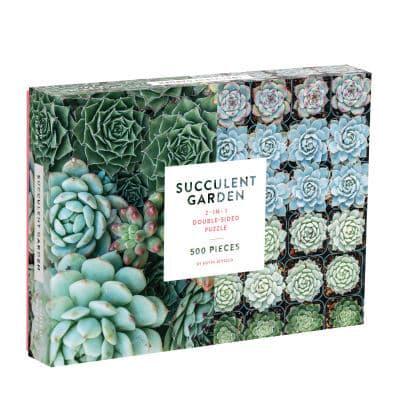 Succulent Garden 2-Sided 500 Piece Puzzle