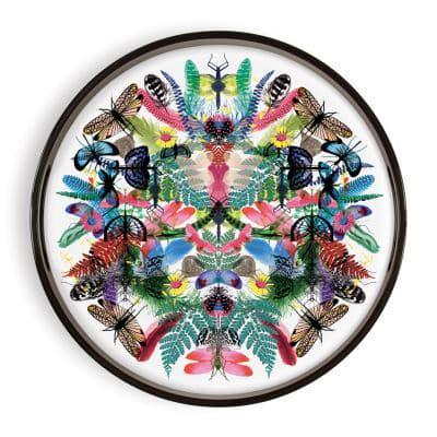 Christian Lacroix Heritage Collection Caribe Round Lacquer Tray