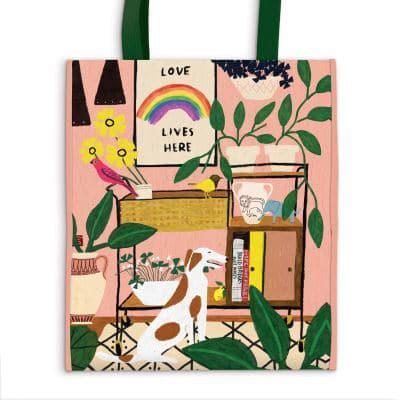 Love Lives Here Reusable Tote