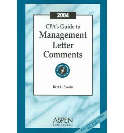 2004 Cpas Guide Management Letter Comments