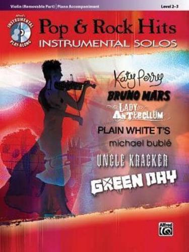 Pop & Rock Hits Instrument Solos Vln/CD
