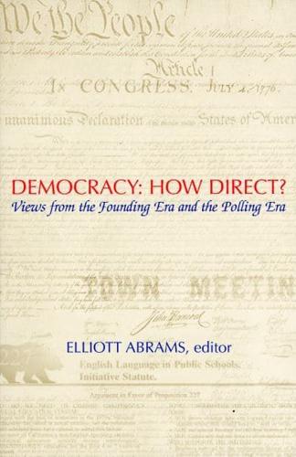 Democracy: How Direct?