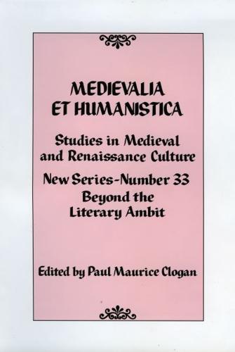 Medievalia Et Humanistica, No. 33