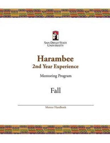 Harambee 2nd Year Experience Mentoring Program Mentor Handbook
