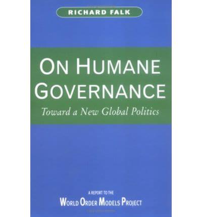 On Humane Governance