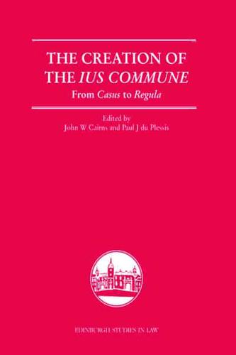 The Creation of the Ius Commune