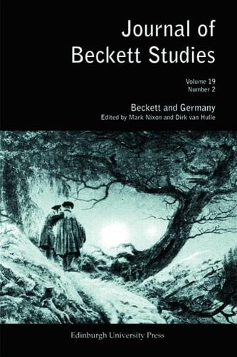 Journal of Beckett Studies. Volume 19, Number 2, 2010