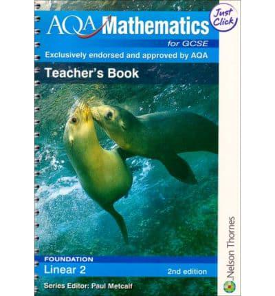 AQA GCSE Mathematics for Foundation Linear 2 Teachers Book 2nd Edition