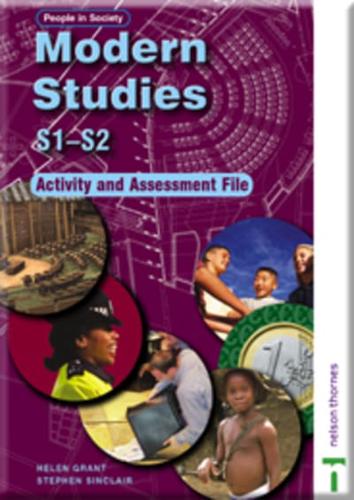 Modern Studies S1- S2 Activity and Assessment CD-ROM Pre-Release