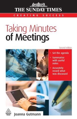 Taking Minutes of Meetings
