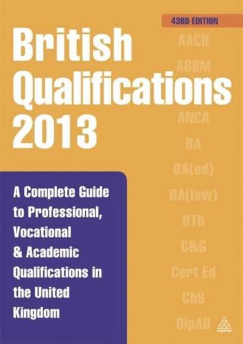 British Qualifications 2013