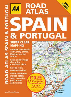 AA Road Atlas Spain & Portugal