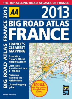 AA 2013 Big Road Atlas France