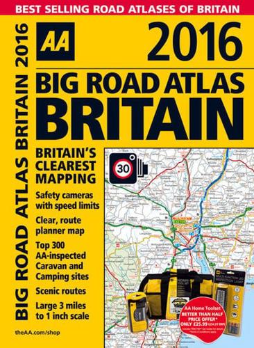 AA 2016 Big Road Atlas Britain