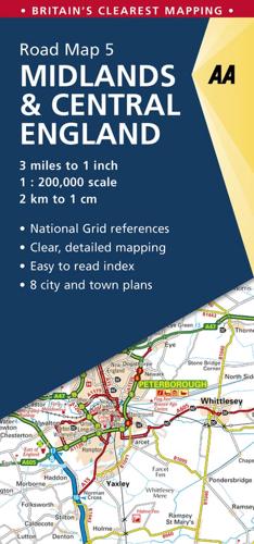 Midlands & Central England Road Map