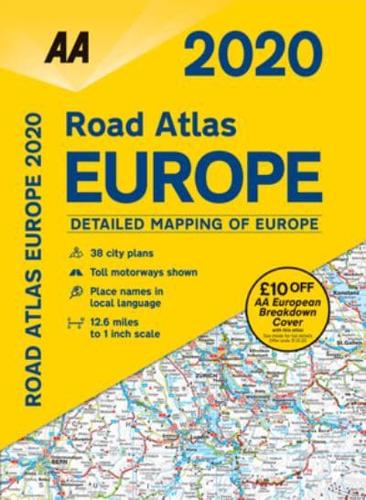 Road Atlas Europe 2020