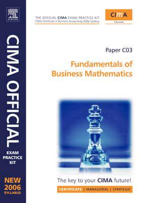 CIMA Certificate in Business Accounting. Paper C03 Fundamentals of Business Mathematics