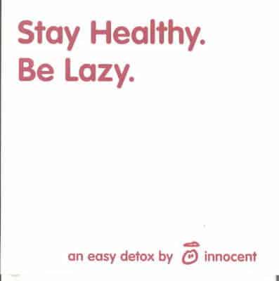 Stay Health - Be Lazy