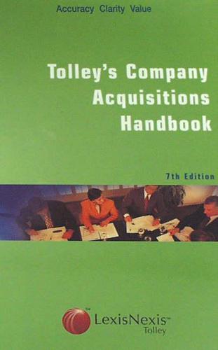 Tolley's Company Acquisitions Handbook