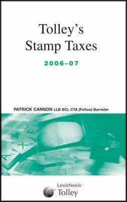 Tolley's Stamp Taxes 2006-07