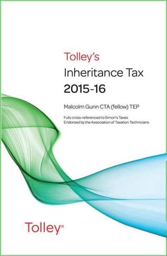 Tolley's Inheritance Tax 2015-16