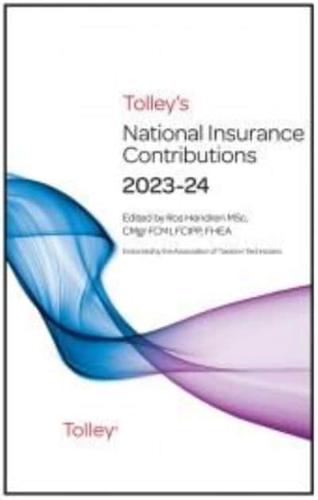 Tolley's National Insurance Contributions 2023-24