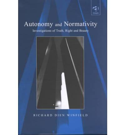 Autonomy and Normativity
