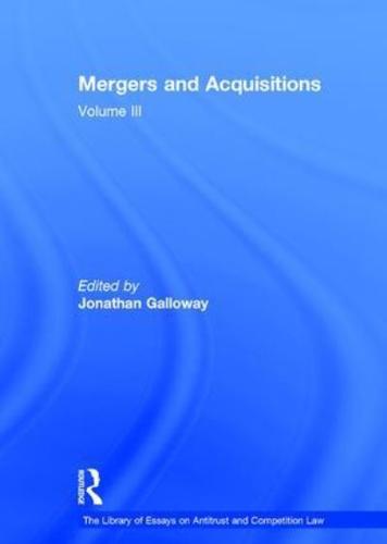 Mergers and Acquisitions