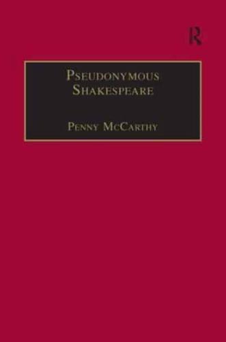 Pseudonymous Shakespeare