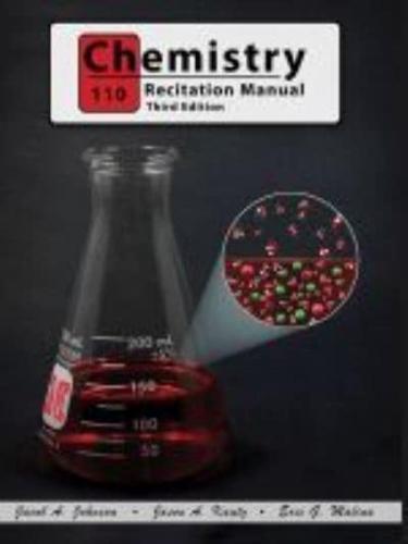 Chemistry 110 Recitation Manual