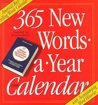 New Words Calendar 1999