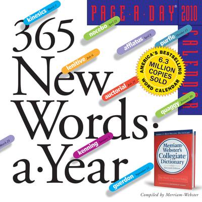365 New Words Page-A-Day Calendar 2010