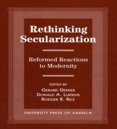 Rethinking Secularization