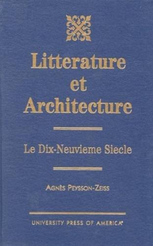 Littérature Et Architecture