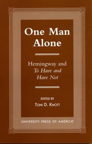 One Man Alone