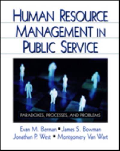 Human Resource Management in Public Service