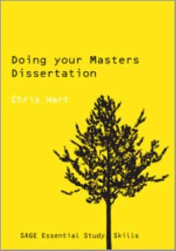 Doing Your Masters Dissertation