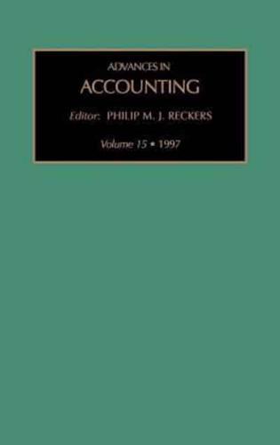 Advances in Accounting. Vol. 15
