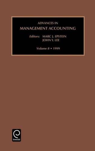 Advances in Management Accounting, Volume 8