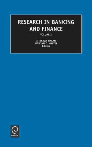 Research in Banking and Finance, Volume 2