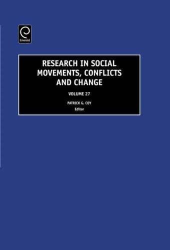 Research in Social Movements, Conflicts and Change. Vol. 27
