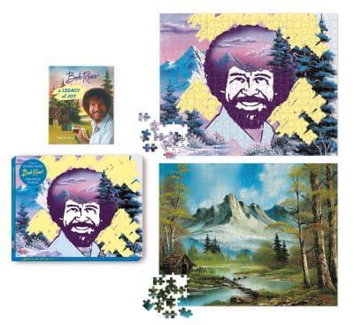 Bob Ross 2-In-1 Double Sided 500-Piece Puzzle